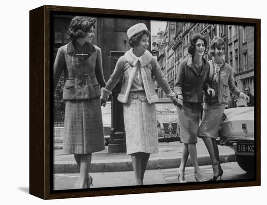 Suits Designed by Chanel-Paul Schutzer-Framed Premier Image Canvas