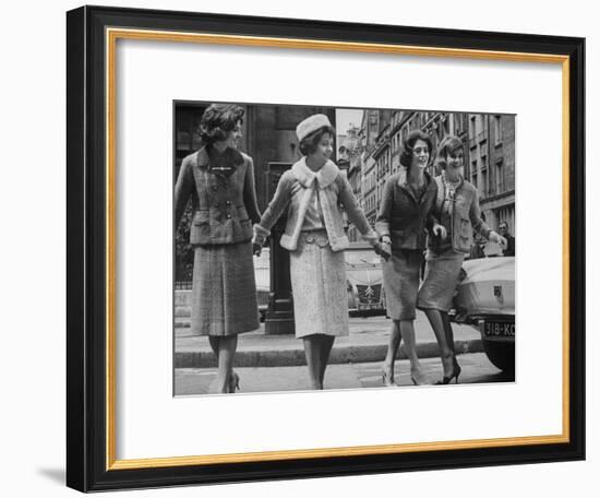 Suits Designed by Chanel-Paul Schutzer-Framed Premium Photographic Print