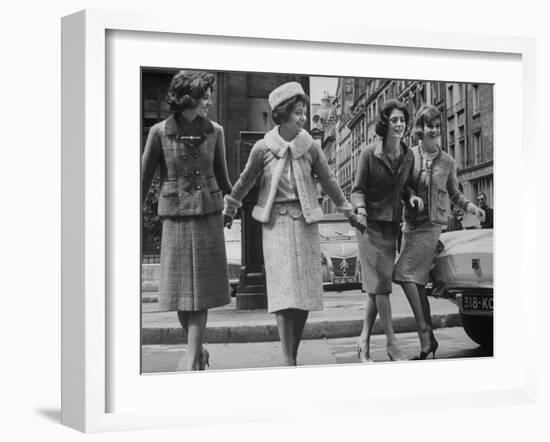 Suits Designed by Chanel-Paul Schutzer-Framed Photographic Print