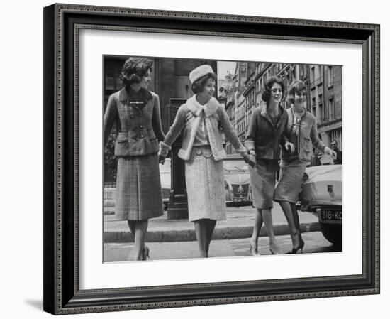 Suits Designed by Chanel-Paul Schutzer-Framed Photographic Print