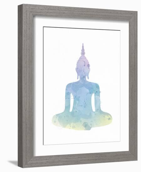 Sukhasana - Enlighten-Sasha Blake-Framed Art Print