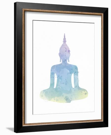 Sukhasana - Enlighten-Sasha Blake-Framed Art Print