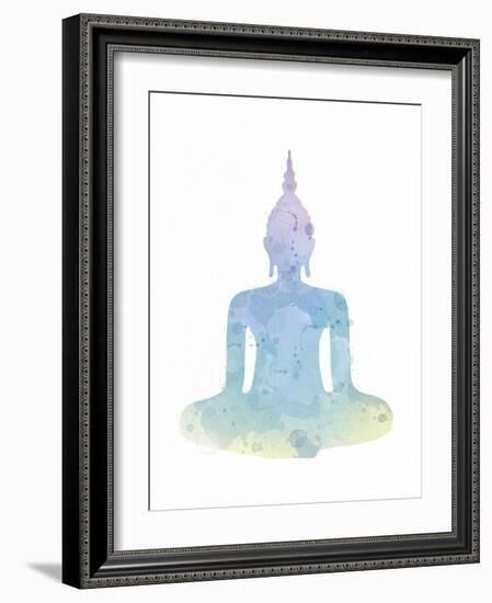 Sukhasana - Enlighten-Sasha Blake-Framed Art Print