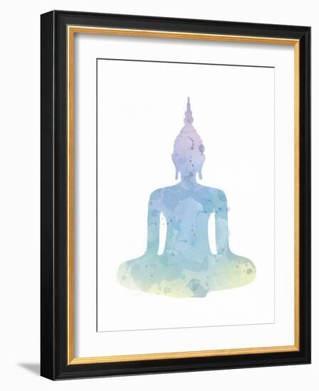 Sukhasana - Enlighten-Sasha Blake-Framed Art Print