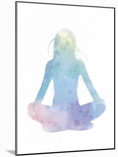 Sukhasana - Meditate-Sasha Blake-Mounted Art Print