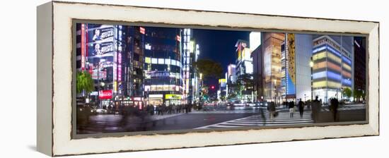 Sukiyabashi Crossing, Ginza, Tokyo, Japan-Jon Arnold-Framed Premier Image Canvas