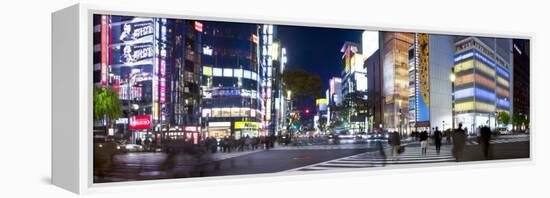 Sukiyabashi Crossing, Ginza, Tokyo, Japan-Jon Arnold-Framed Premier Image Canvas