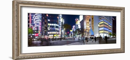 Sukiyabashi Crossing, Ginza, Tokyo, Japan-Jon Arnold-Framed Photographic Print