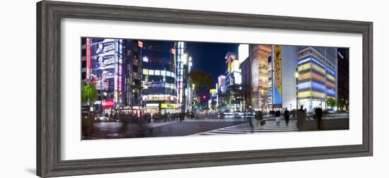 Sukiyabashi Crossing, Ginza, Tokyo, Japan-Jon Arnold-Framed Photographic Print
