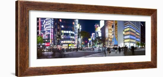 Sukiyabashi Crossing, Ginza, Tokyo, Japan-Jon Arnold-Framed Photographic Print