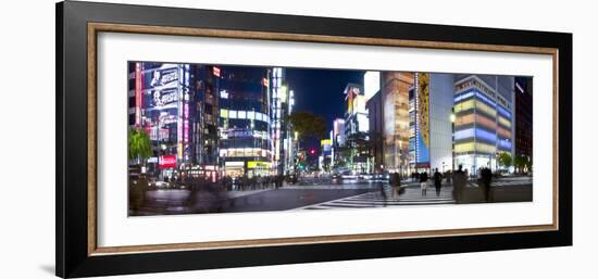 Sukiyabashi Crossing, Ginza, Tokyo, Japan-Jon Arnold-Framed Photographic Print