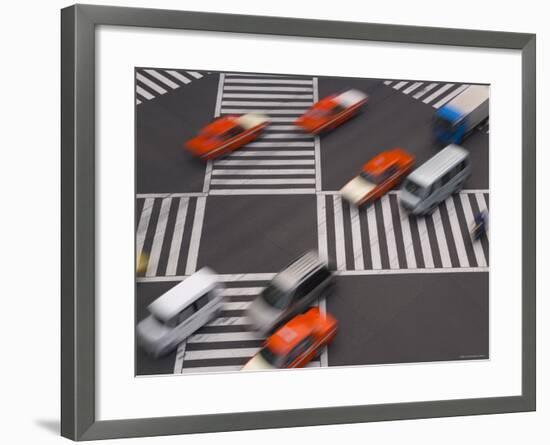 Sukiyabashi Pedestrian Crossing, Ginza, Tokyo, Japan-Gavin Hellier-Framed Photographic Print