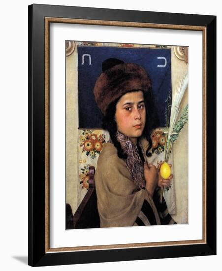 Sukkoth-Isidor Kaufmann-Framed Art Print