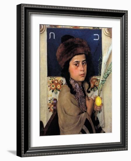 Sukkoth-Isidor Kaufmann-Framed Art Print