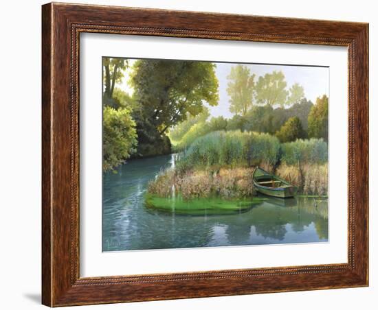 Sul fiume-Adriano Galasso-Framed Art Print