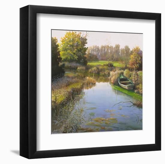 Sul fiume-Adriano Galasso-Framed Art Print