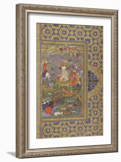 Sulaiman Enthroned-null-Framed Giclee Print