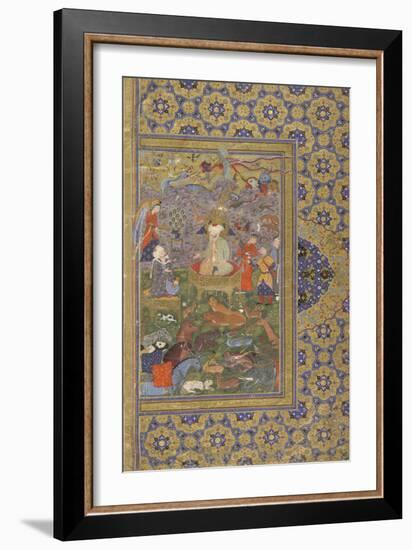 Sulaiman Enthroned-null-Framed Giclee Print