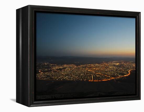 Sulaymaniyah at Night, Iraq, Middle East-Mark Chivers-Framed Premier Image Canvas