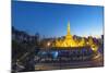 Sule Paya (Sule Pagoda), Yangon (Rangoon), Myanmar (Burma), Asia-Christian Kober-Mounted Photographic Print