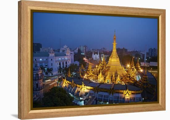 Sule Paya, Yangon (Rangoon), Myanmar (Burma), Asia-Tuul-Framed Premier Image Canvas