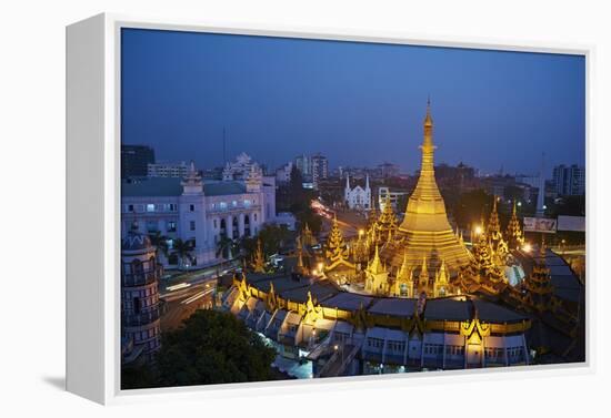 Sule Paya, Yangon (Rangoon), Myanmar (Burma), Asia-Tuul-Framed Premier Image Canvas