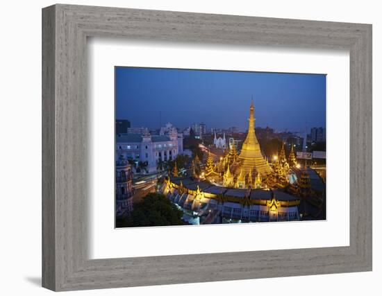 Sule Paya, Yangon (Rangoon), Myanmar (Burma), Asia-Tuul-Framed Photographic Print