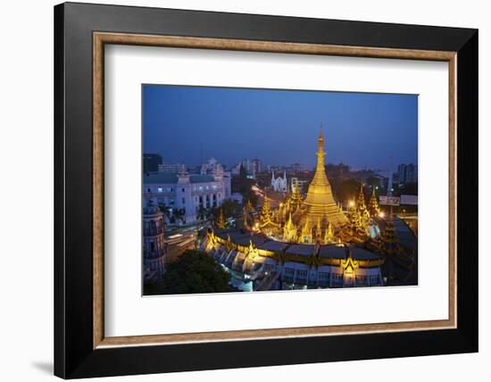 Sule Paya, Yangon (Rangoon), Myanmar (Burma), Asia-Tuul-Framed Photographic Print