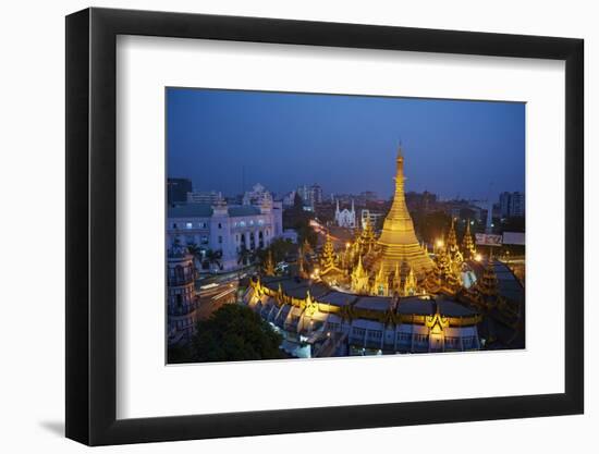 Sule Paya, Yangon (Rangoon), Myanmar (Burma), Asia-Tuul-Framed Photographic Print