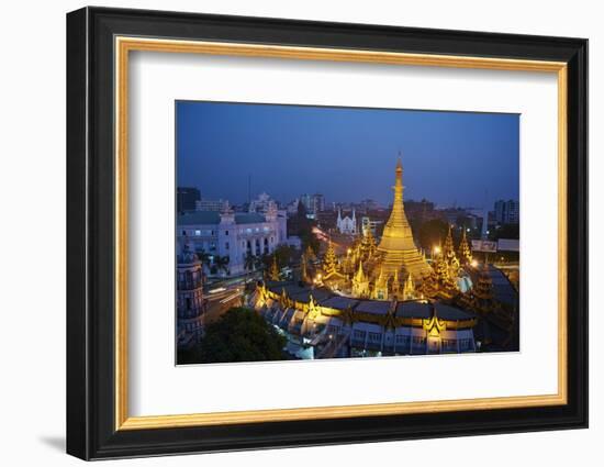 Sule Paya, Yangon (Rangoon), Myanmar (Burma), Asia-Tuul-Framed Photographic Print