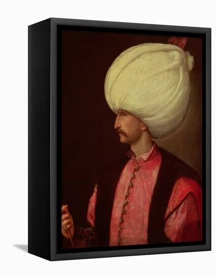 Suleiman II, Sultan of Turkey (1641-91)-null-Framed Premier Image Canvas