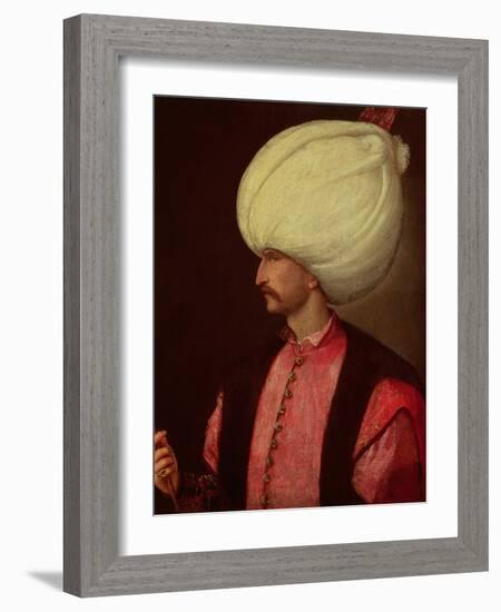 Suleiman II, Sultan of Turkey (1641-91)-null-Framed Giclee Print