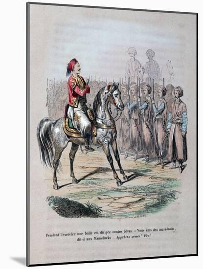 Suleiman Pasha, 1847-Jean Adolphe Beauce-Mounted Giclee Print