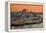 Suleymaniye Mosque and City Skyline at Sunset, Istanbul, Turkey-Stefano Politi Markovina-Framed Premier Image Canvas