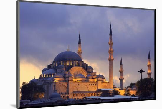 Suleymaniye Mosque, Eminonuand Bazaar District, Istanbul, Turkey, Europe-Richard Cummins-Mounted Photographic Print