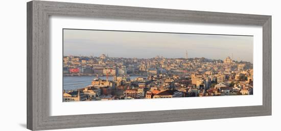 Suleymaniye Mosque, Galata Tower, the Blue Mosque and Hagia Sophia-Tom Norring-Framed Photographic Print