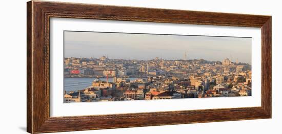 Suleymaniye Mosque, Galata Tower, the Blue Mosque and Hagia Sophia-Tom Norring-Framed Photographic Print