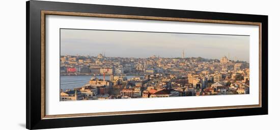 Suleymaniye Mosque, Galata Tower, the Blue Mosque and Hagia Sophia-Tom Norring-Framed Photographic Print