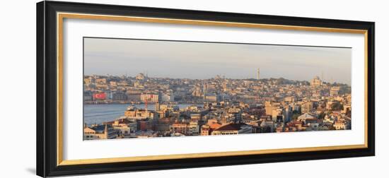 Suleymaniye Mosque, Galata Tower, the Blue Mosque and Hagia Sophia-Tom Norring-Framed Photographic Print