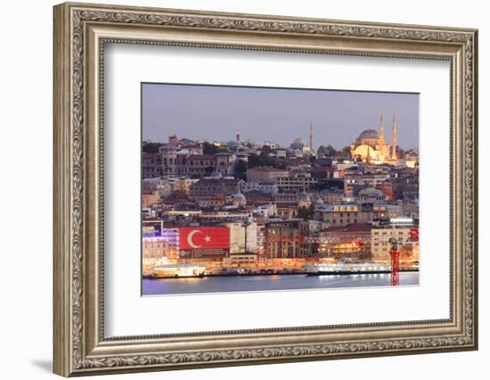 Suleymaniye Mosque. Istanbul. Turkey-Tom Norring-Framed Photographic Print