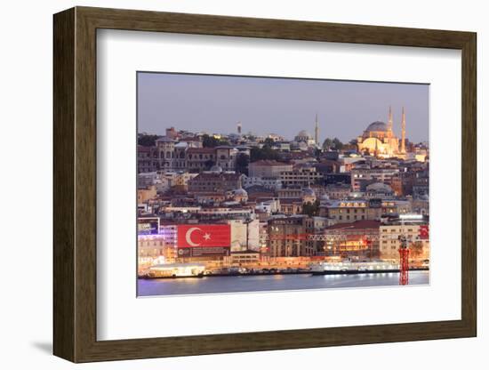 Suleymaniye Mosque. Istanbul. Turkey-Tom Norring-Framed Photographic Print