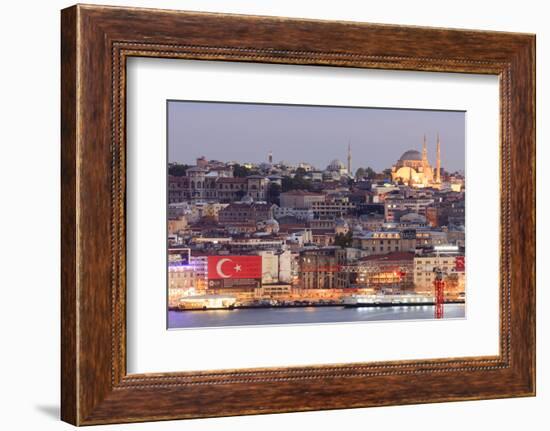 Suleymaniye Mosque. Istanbul. Turkey-Tom Norring-Framed Photographic Print