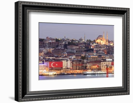 Suleymaniye Mosque. Istanbul. Turkey-Tom Norring-Framed Photographic Print