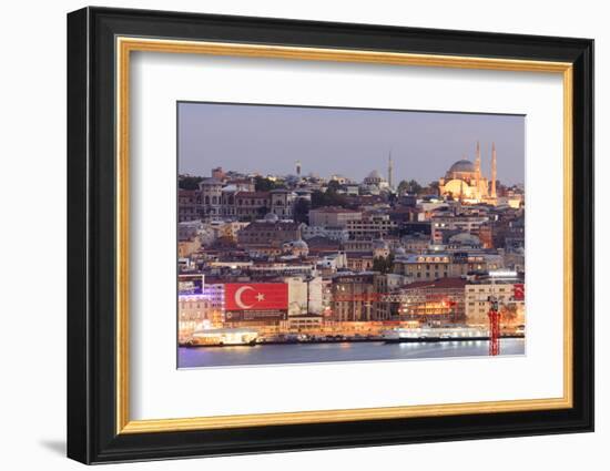 Suleymaniye Mosque. Istanbul. Turkey-Tom Norring-Framed Photographic Print