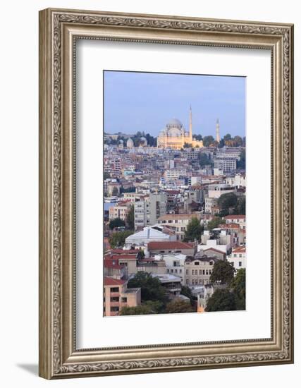 Suleymaniye Mosque. Istanbul. Turkey-Tom Norring-Framed Photographic Print