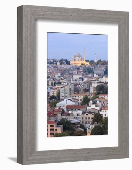 Suleymaniye Mosque. Istanbul. Turkey-Tom Norring-Framed Photographic Print