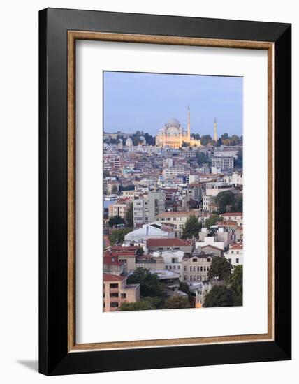 Suleymaniye Mosque. Istanbul. Turkey-Tom Norring-Framed Photographic Print