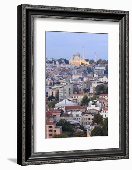 Suleymaniye Mosque. Istanbul. Turkey-Tom Norring-Framed Photographic Print