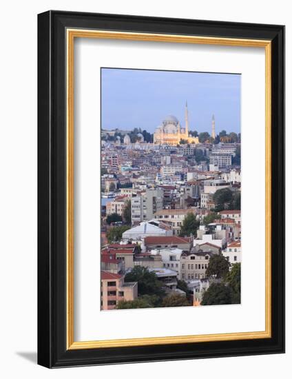 Suleymaniye Mosque. Istanbul. Turkey-Tom Norring-Framed Photographic Print