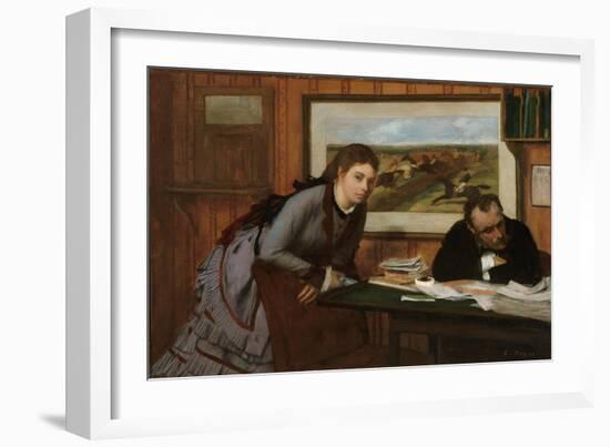 Sulking, c.1870-Edgar Degas-Framed Giclee Print